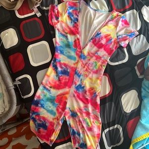 Multi color romper